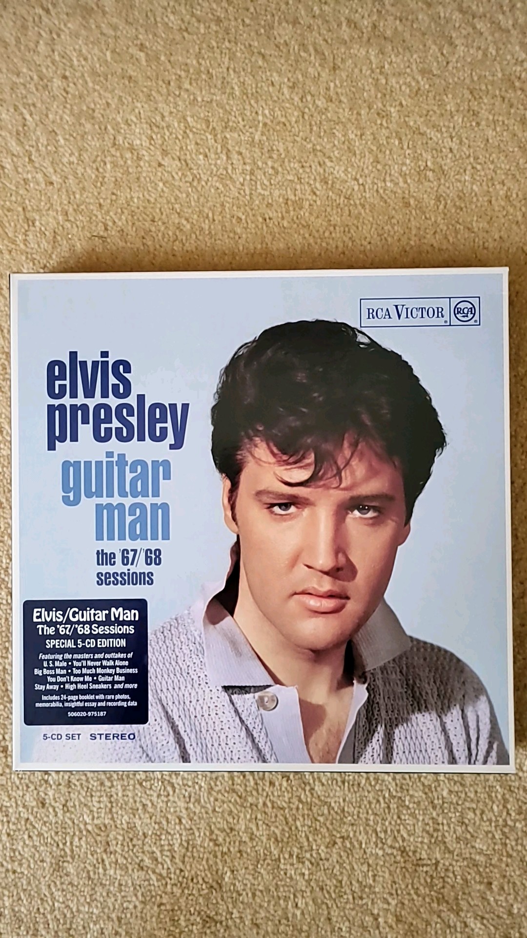 Elvis Guitar Man Sessions 67/68 FTD CD Set Unboxing #elvis