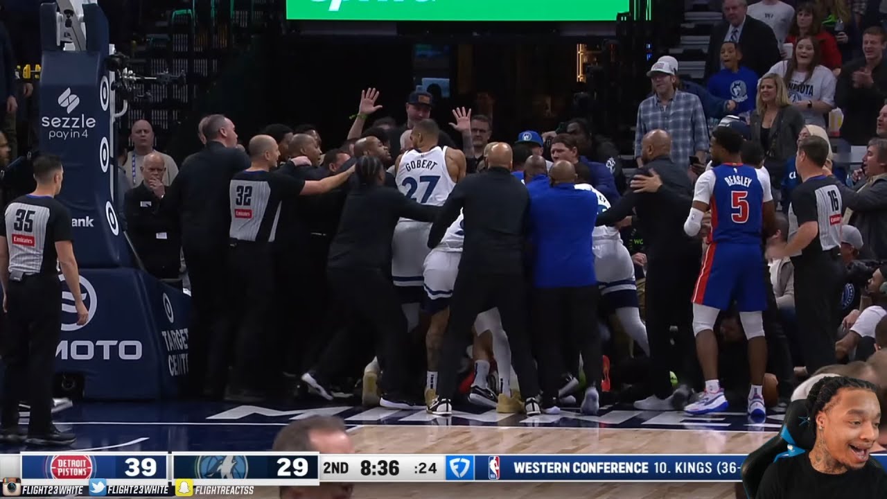 FlightReacts To PISTONS at TIMBERWOLVES | FULL GAME HIGHLIGHTS | March 30, 2025!