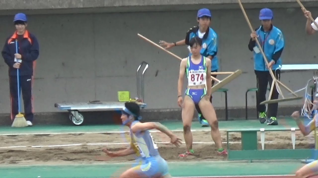 陸上 跳躍 16年 北信越高校総体陸上競技大会 女子走幅跳決勝 Youtube