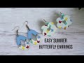 Learn to create butterfly earrings, using polymer clay. Perfect for beginners