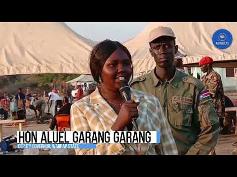 Deputy Governor Aluel Garang Garang Gives A Post Burial Tribute To The Late Hon Bona Malwal Madut