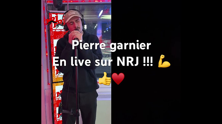 Pierre garnier ,gagnant de la star ac’ , en live sur NRJ !! ♥️