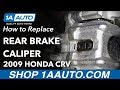 How to Replace Rear Brake Caliper 2007-11 Honda CR-V
