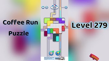 ☕ Coffee Run Puzzle Level 279 Walkthrough 🔍 | Coffee Run Level 279