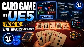 How to Build Match, Lives & Elimination Logic for a Card Game in Unreal Engine 5