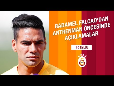 🎙 Radamel Falcao'dan Antrenman Öncesinde Açıklamalar - Galatasaray