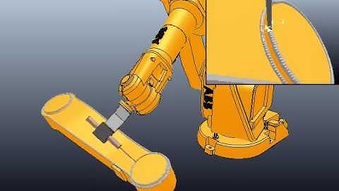 Robot Simulator: Welding Robot in V-REP