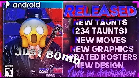 WR3D 20 LITE V2 RELEASED(NEW TAUNTS, MOVES AND MORE) JUST 80MB! LINK IN DESCRIPTION!