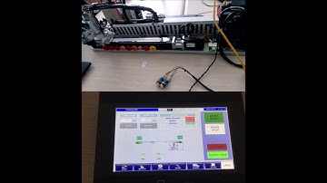 Control servo motor with HMI Weintek MT8071ip