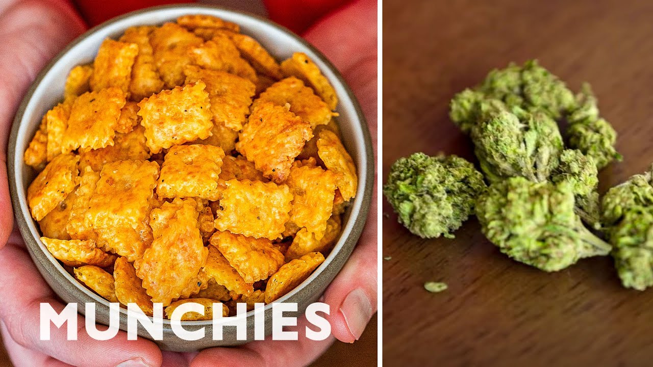 TH-Cheese Crackers - Dosed Snack Food | Quarantine Cooking | Munchies