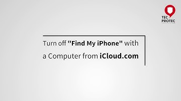 Turn Off "Find My iPhone" with a Computer from iCloud.com