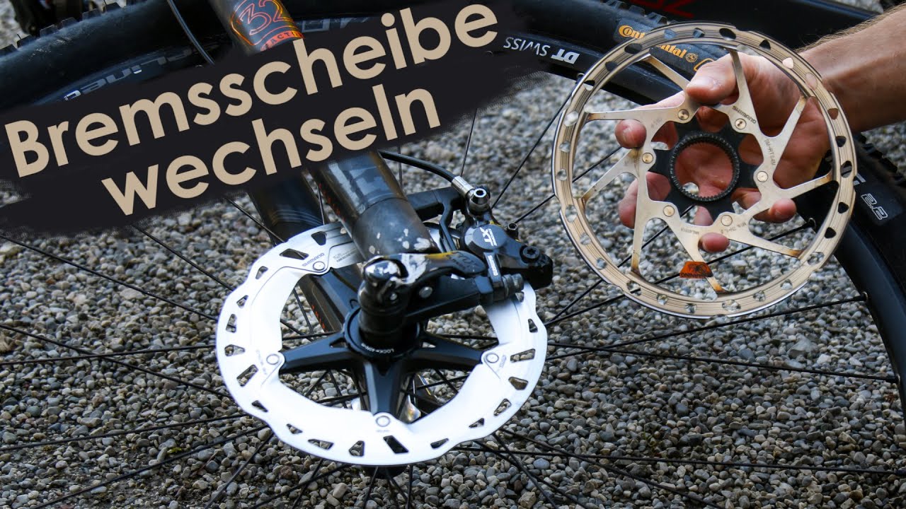 Bremsscheibe am Fahrrad wechseln (MTB) YouTube