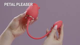 New Petal Pleaser | Dual-ended Vibrator from PURE ROMANCE