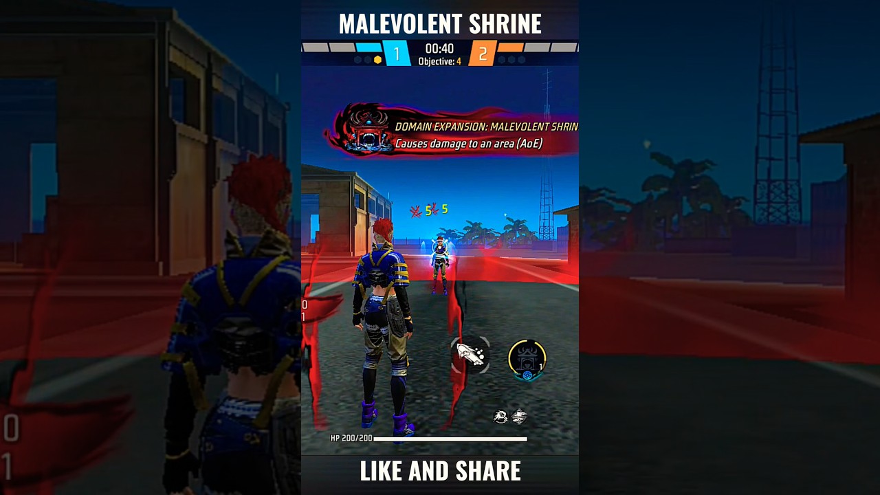 New Malevolent Shrine vs Xayne | FF Max x Jujutsu Kaisen || 