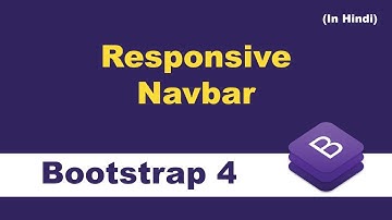 Responsive Navbar with Dropdown in Bootstrap 4 | Bootstrap Tutorial