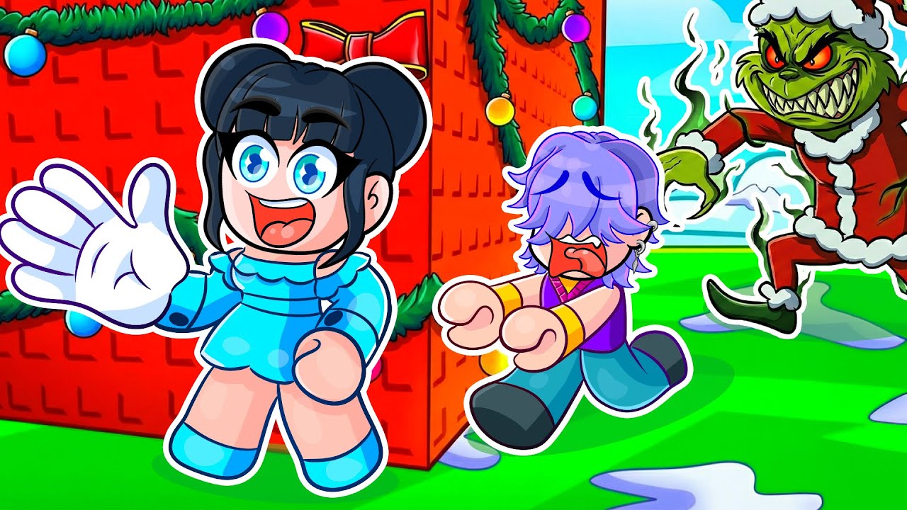 ¡ESCAPAMOS de la TORE TROLL de NAVIDAD del GRINCH en ROBLOX!