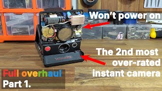 Polaroid SLR680 Overhaul & Repair - Fixing one of the most over-rated instant cameras!