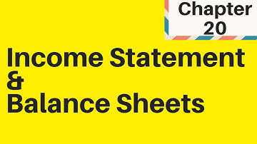5.3 Income Statements & 5.4 Balance Sheets IGCSE Business Studies