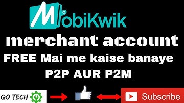 Mobikwik merchant  registration P2P&P2M... .mobikwik merchant account in hindi