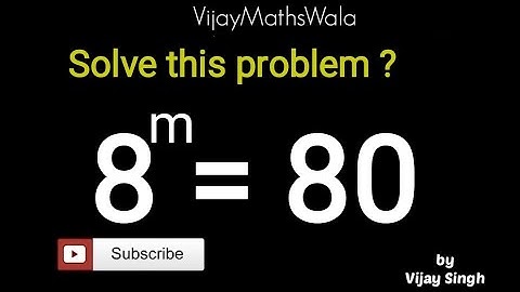 A Beautiful Olympiad Exponential Problem |fast and best trick | #Olympiad #olympiadmaths