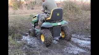 How to Put Mud Tires on your Mower