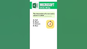 #Excel #mcq