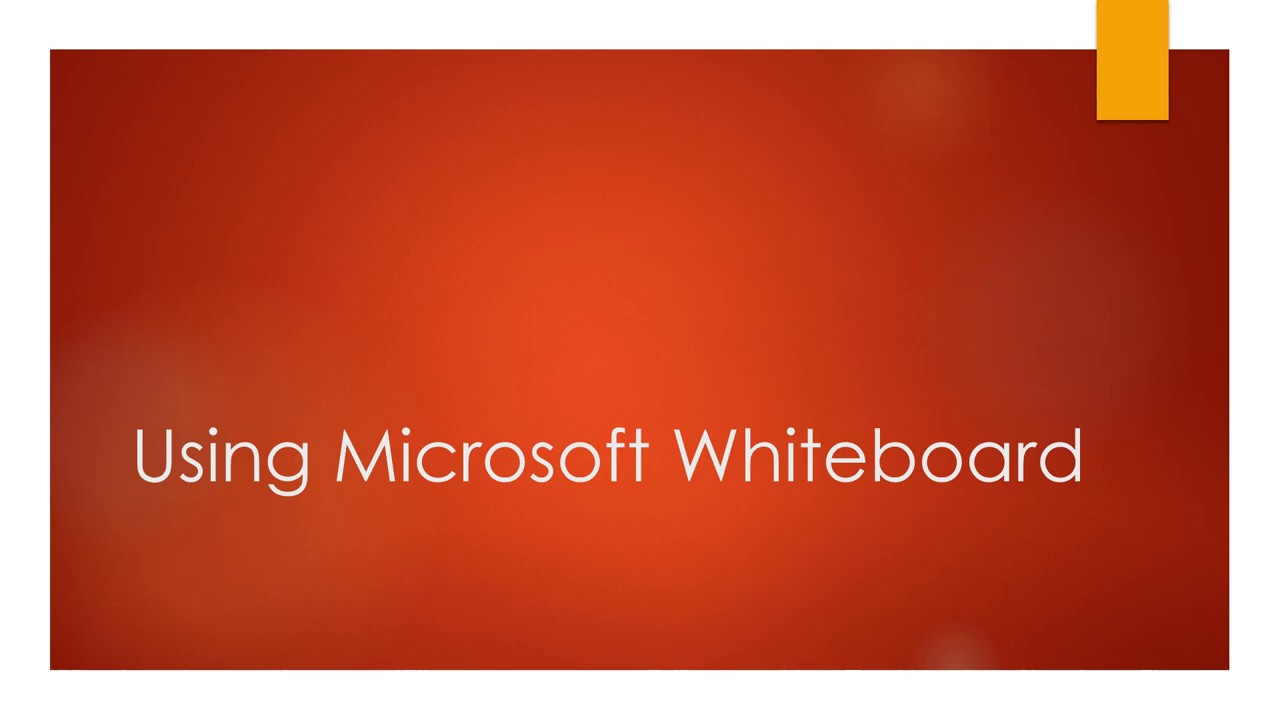 Using Microsoft Whiteboard for Collaboration - YouTube