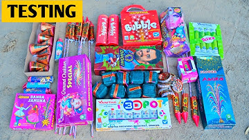 Different type of fireworks testing | fireworks testing 2025 | Some New Crackers Testing Diwali 2025