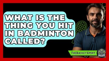 What Is The Thing You Hit In Badminton Called? - The Racket Xpert