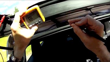 FLUKE 233 Multimeter with remote Display. Application: Analysing/Testing The Rear Window Defroster