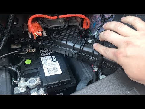 How To Replace 12v Battery In Ford C Max Energi 13 16 Youtube