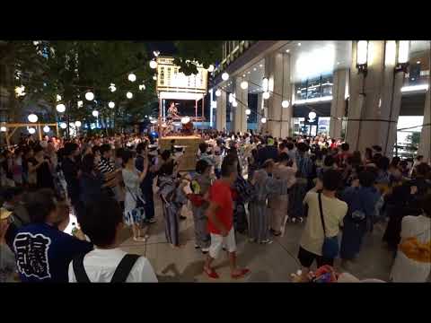 平29.9.2(土)2000年音頭＠京橋二丁目盆踊り2017（東京都中央区）