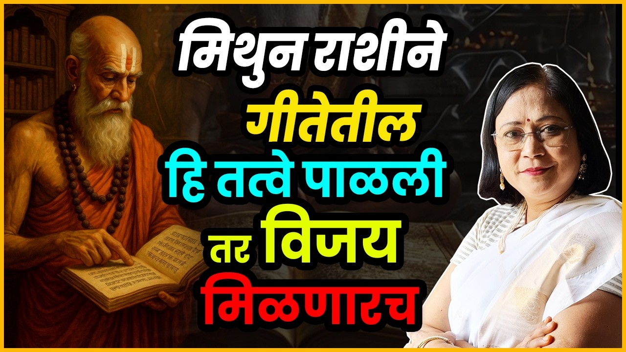 Mithun rashi sathi geetetil margdarshan l मिथुन राशीनुसार गीतेचं तत्त्वज्ञान । Geeta and Gemini