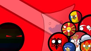 A normal day in the Balkans 2 || Countryballs Animation