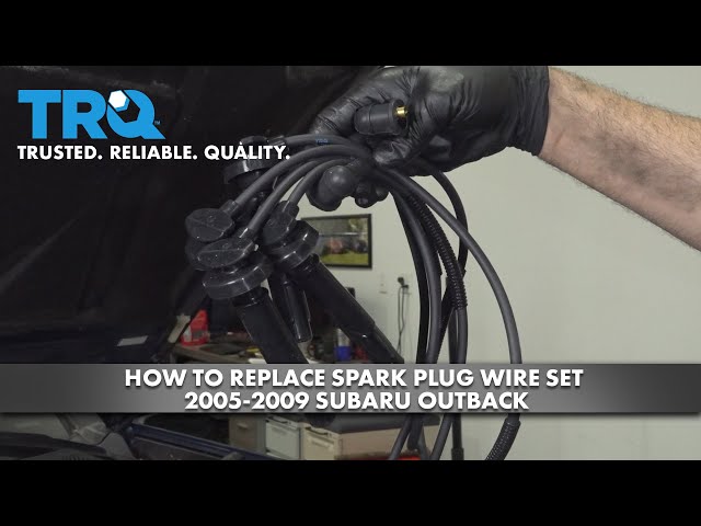 How to Replace Spark Plug Wire Set 2005-2009 Subaru Outback 