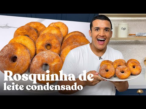 My grandma's perfect CONDENSED MILK DONUT recipe, super easy! | Igor Rocha