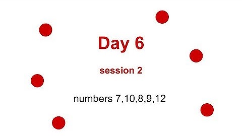 Math by Glen Doman method (Days 6, session 2 ) - numbers 4,3,2,5,11