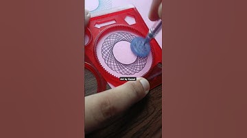 Simple Spirograph Design Geometric Shapes #shorts #ytshorts #trending #spirograph #art #jasonderulo