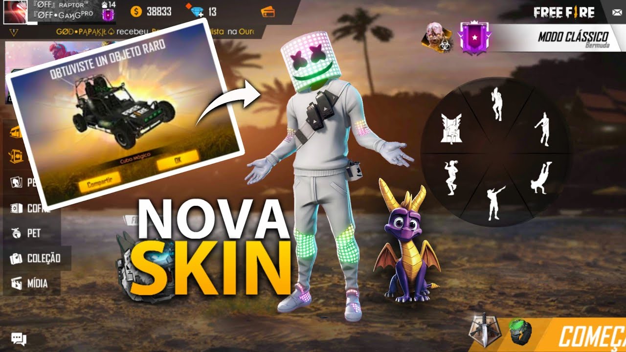 10 NOVAS SKINS QUE VÃO SER ADICIONADAS AO FREE FIRE ...