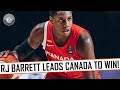 RJ Barrett Leads Canada to a Win over Greece!