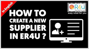 Fastest Billing & Inventory Management Software ER4U | How to Create new Supplier in eR4u??