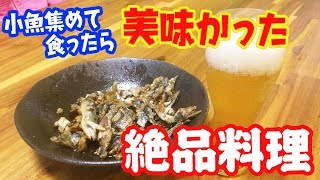 いつもリリースしちゃう小魚で料理したら美味すぎた!!