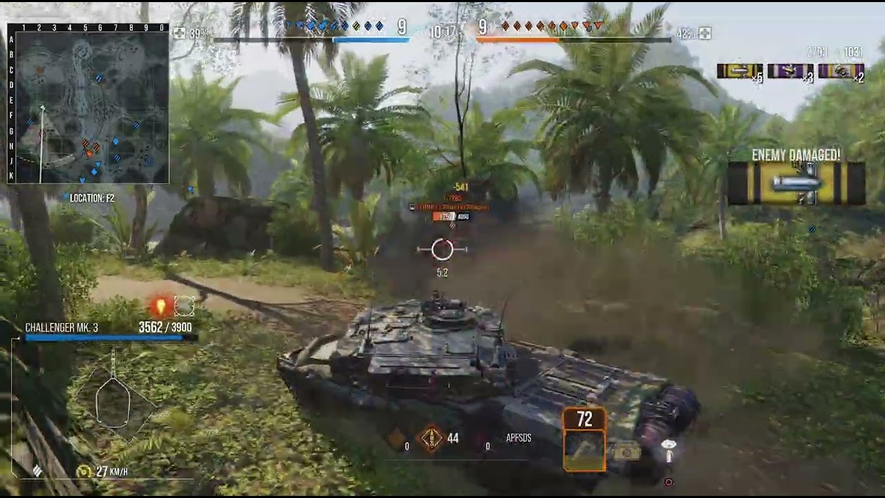 World of Tanks modern armor challenger.Mk 3 fun game