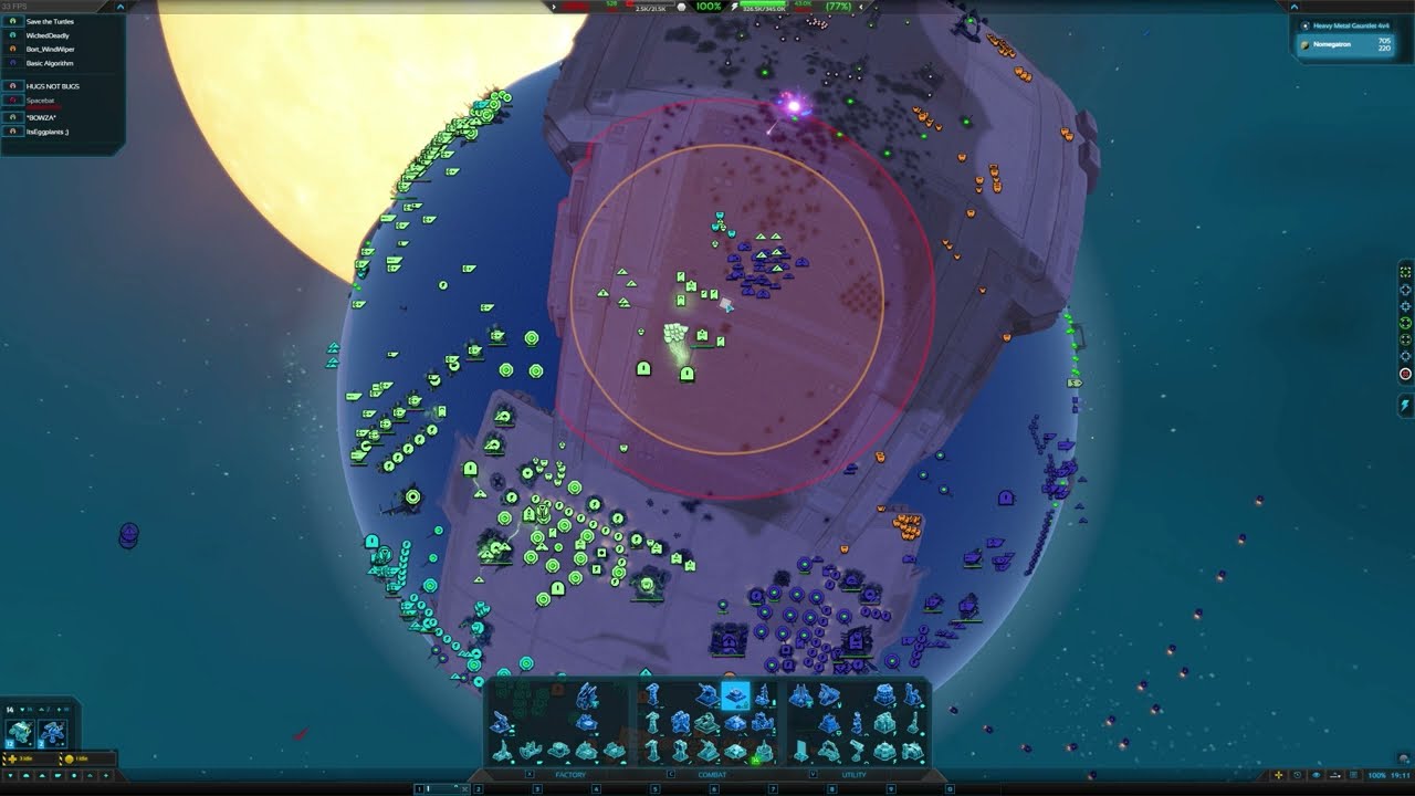 4v4 Good Match Planetary Annihilation: TITANS