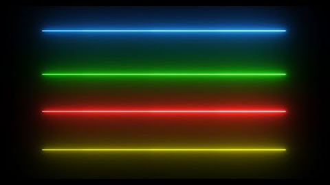 Neon Glow Effect | Light Lines | Glow Straight Line | Animated Line | Animation Footage