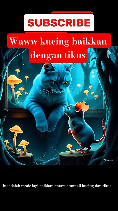 Waww kucing baikkan dengan tikus #animation #anomali #ai #funny #cat #catcute #mouse #shortvideo