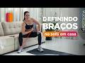 Treino para ficar com braço lindo que toda mulher precisa fazer - no sofá de casa - Carol Borba