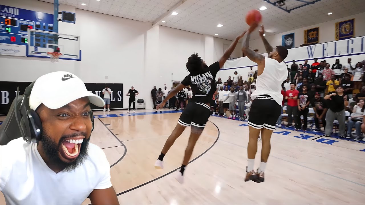The MOST WILD & EPIC 2v2 Basketball Game EVER… Kam & Daedae vs Lamar & Moon REACTION!