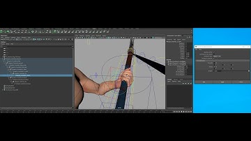 Maya Weapon constraint
