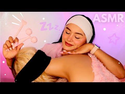 40 MIN! Te RASCO la ESPALDA 💅 con OBJETOS nuevos para dormir profundo! 💤 I ASMR Cozy y Relajante